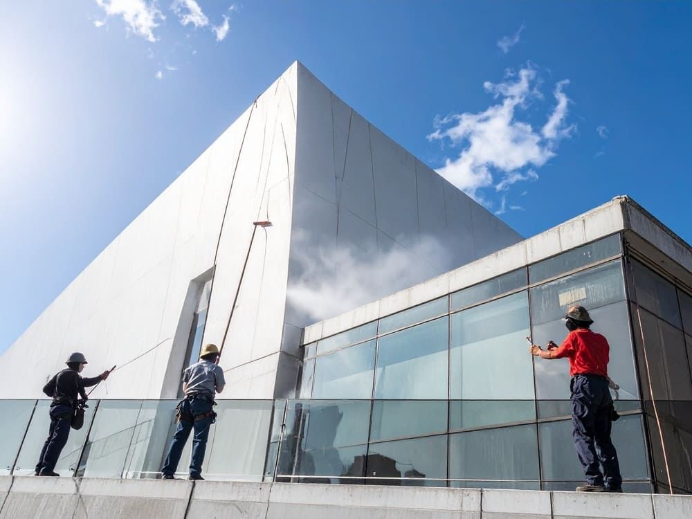 彰化外牆清洗 – 石材外牆清潔(圖二)